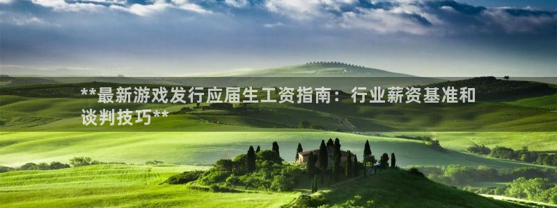 顺盈国际下载安装：**最新游戏发行应届生工资指南：行业薪资基准和
谈判技巧**
