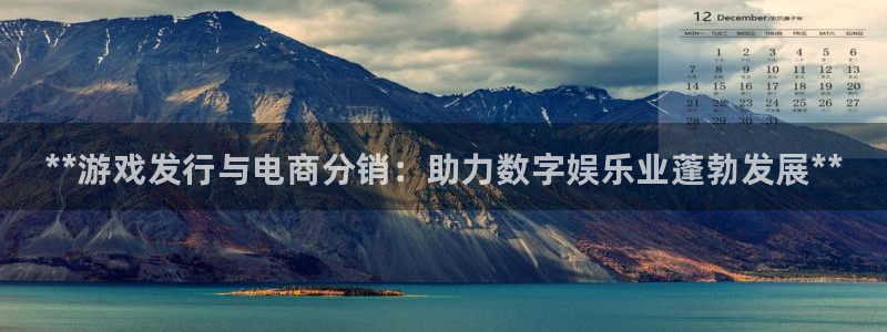 顺盈平台注册：**游戏发行与电商分销：助力数字娱乐业蓬勃发展**